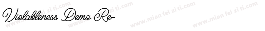 Violableness Demo Re字体转换